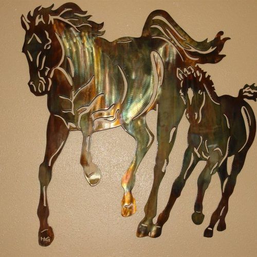 Horse Metal Wall Art (Photo 11 of 20)