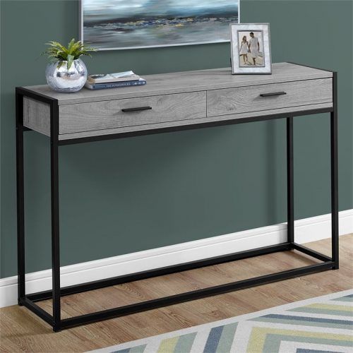Swan Black Console Tables (Photo 12 of 20)