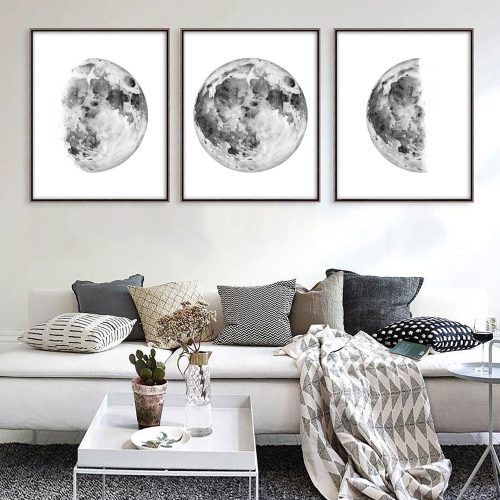Blended Fabric Celestial Wall Hangings (Set Of 3) (Photo 7 of 20)
