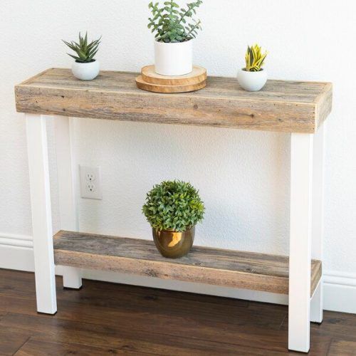 Natural Wood Console Tables (Photo 7 of 20)