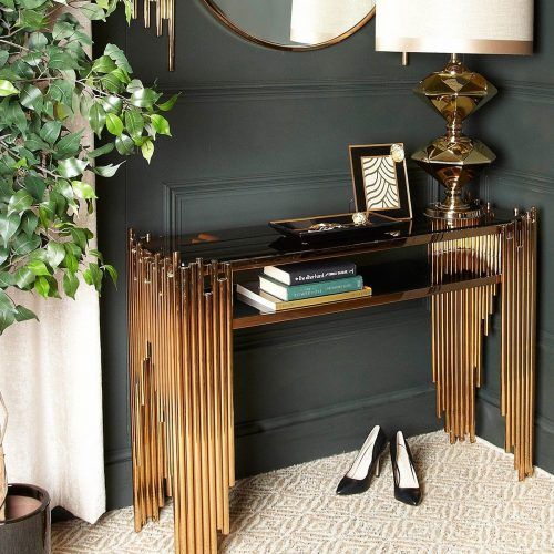 Gold Console Tables (Photo 3 of 20)