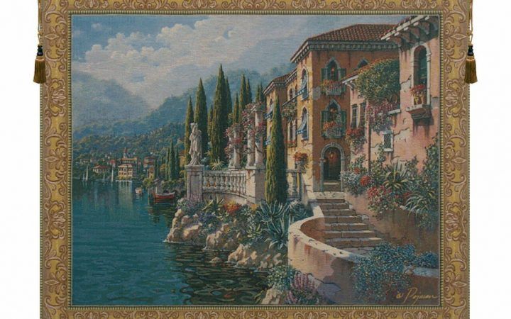 Blended Fabric Morning Reflections by Robert Pejman Flanders Tapestries