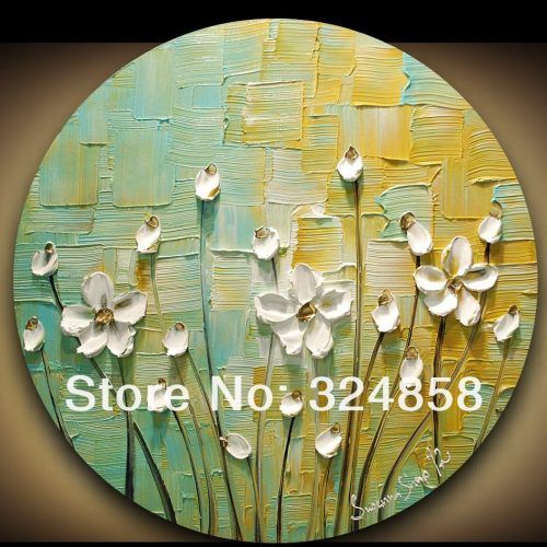 Contemporary Abstract Round Wall Decor (Photo 11 of 20)