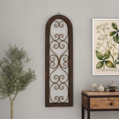 Brown Wood And Metal Wall Decor (Photo 1 of 20)