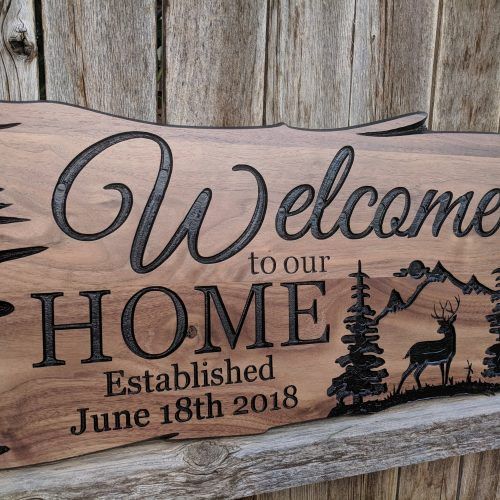 Tree Welcome Sign Wall Decor (Photo 10 of 20)
