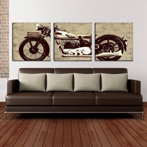 Motorcycle Metal Wall Art (Photo 11 of 20)