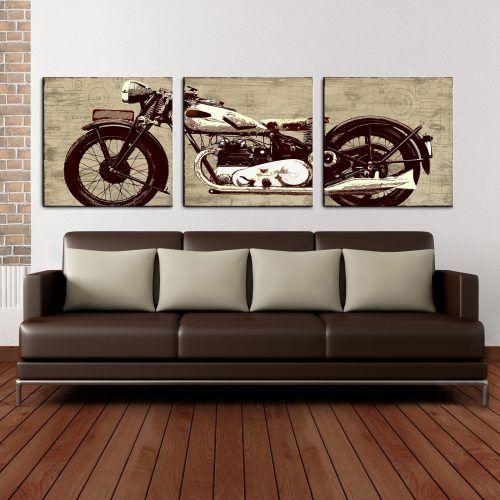 Motorcycle Wall Art (Photo 8 of 20)