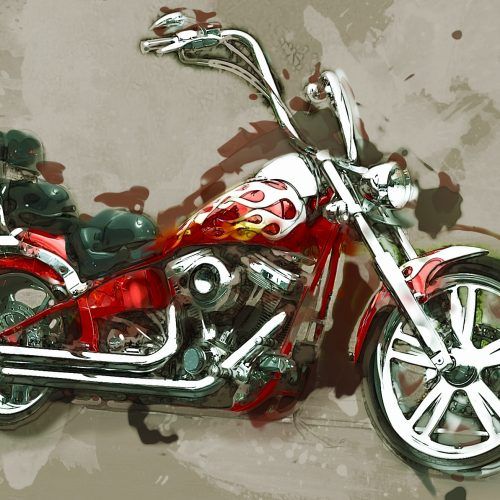 Motorcycle Wall Art (Photo 9 of 20)