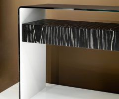 2024 Latest Geometric Glass Modern Console Tables