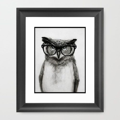 The Owl Framed Art Prints (Photo 3 of 20)