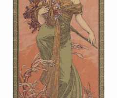 The 20 Best Collection of Blended Fabric Mucha Spring European Wall Hangings