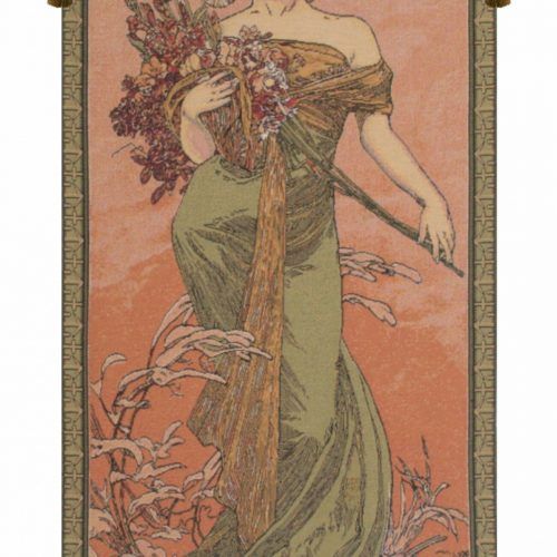 Blended Fabric Mucha Spring European Wall Hangings (Photo 1 of 20)