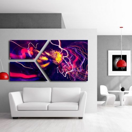 Abstract Art Wall Murals (Photo 4 of 20)