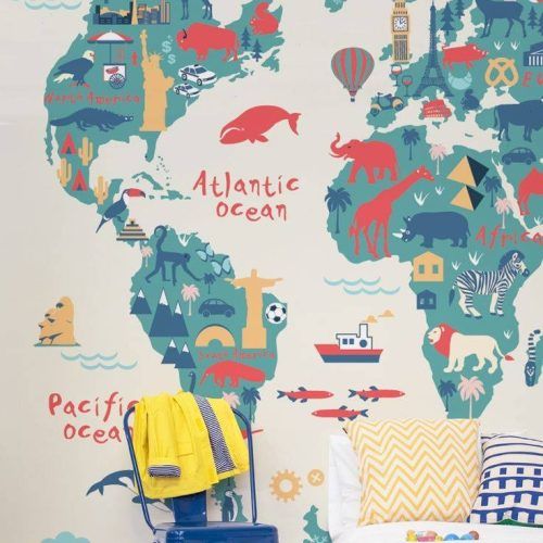 World Map Wall Art For Kids (Photo 13 of 20)