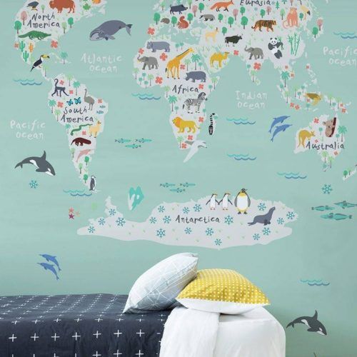 World Map Wall Art For Kids (Photo 6 of 20)