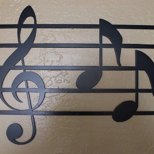 Metal Music Notes Wall Art (Photo 9 of 20)