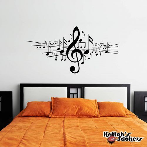 Music Note Art For Walls (Photo 5 of 25)