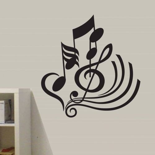 Music Note Art For Walls (Photo 18 of 25)