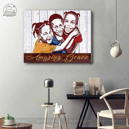 Blended Fabric Amazing Grace Wall Hangings (Photo 2 of 20)