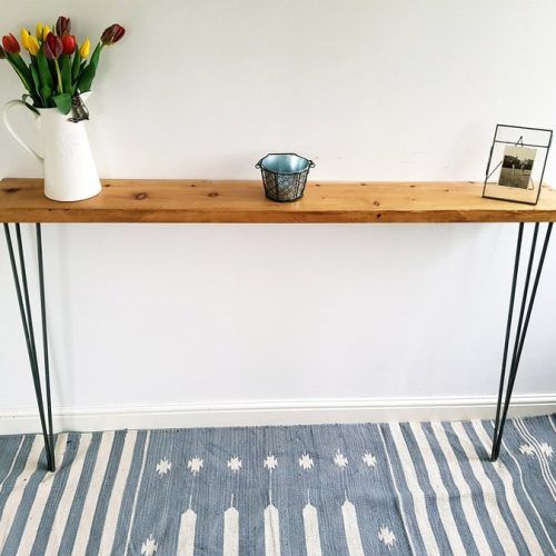 Rustic Barnside Console Tables (Photo 8 of 20)