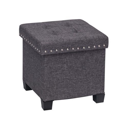 Solid Cuboid Pouf Ottomans (Photo 7 of 20)