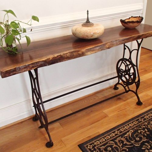 Natural And Caviar Black Console Tables (Photo 5 of 20)