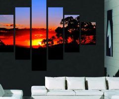 2024 Popular Sunset Landscape Wall Art