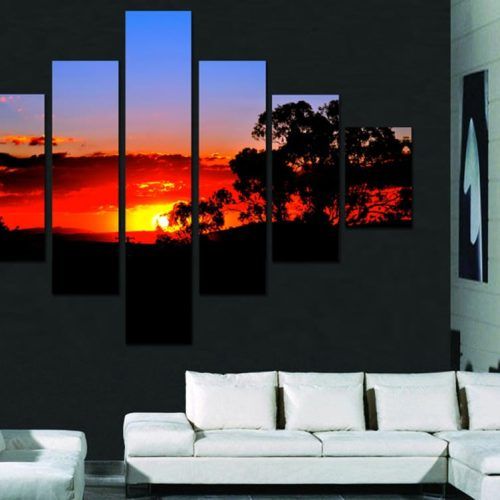 Sunset Landscape Wall Art (Photo 1 of 20)