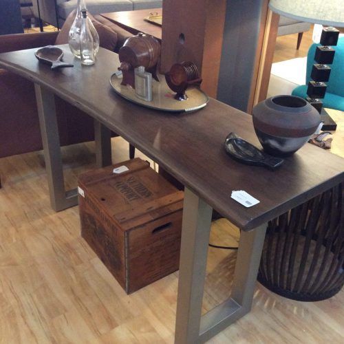Natural Wood Console Tables (Photo 18 of 20)