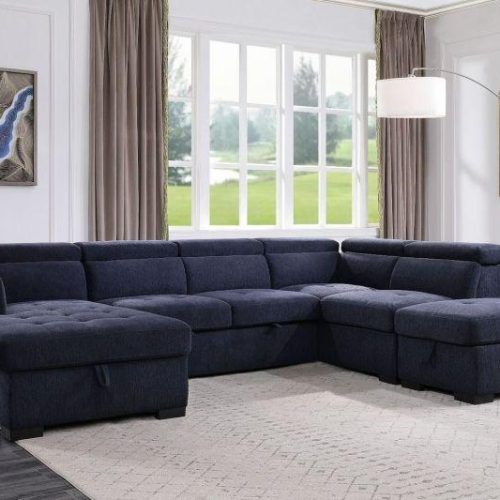 Sectional Sofas With Ottomans And Tufted Back Cushion (Photo 4 of 20)