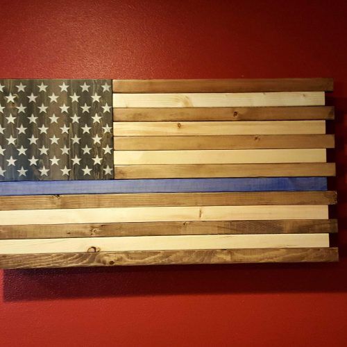 Wooden American Flag Wall Art (Photo 14 of 20)