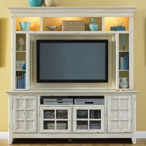 White Tv Stands Entertainment Center (Photo 2 of 20)
