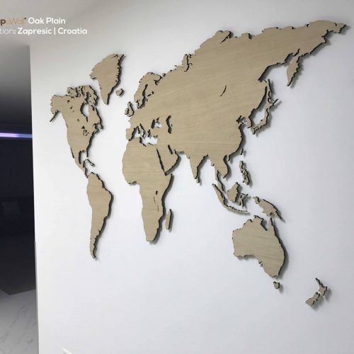World Map For Wall Art (Photo 19 of 20)