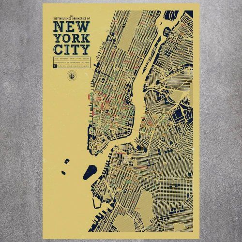 New York Map Wall Art (Photo 15 of 20)