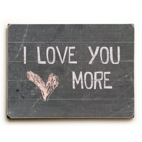 'Love You More' Wood Wall Decor (Photo 15 of 20)