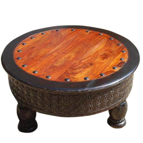 Wooden Hand Carved Coffee Tables (Photo 10 of 20)