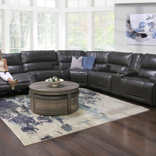 3 Piece Leather Sectional Sofa Sets (Photo 7 of 20)