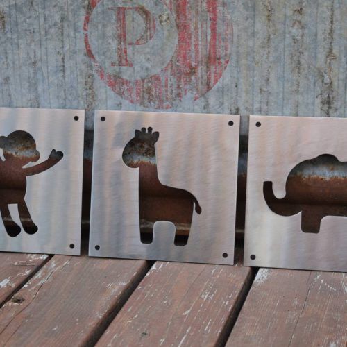 Metal Wall Art Animals (Photo 9 of 20)