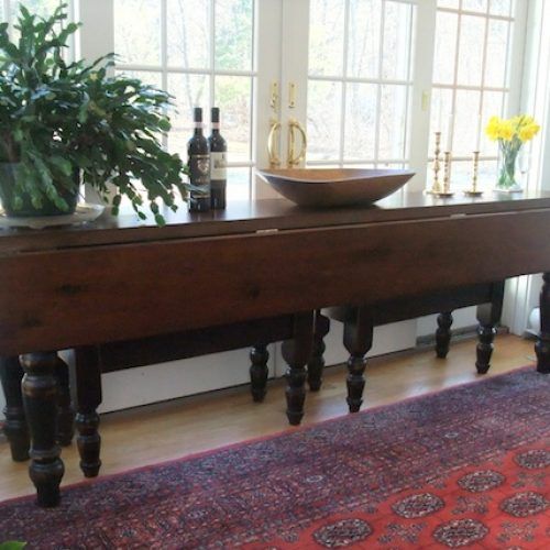 Leaf Round Console Tables (Photo 11 of 20)