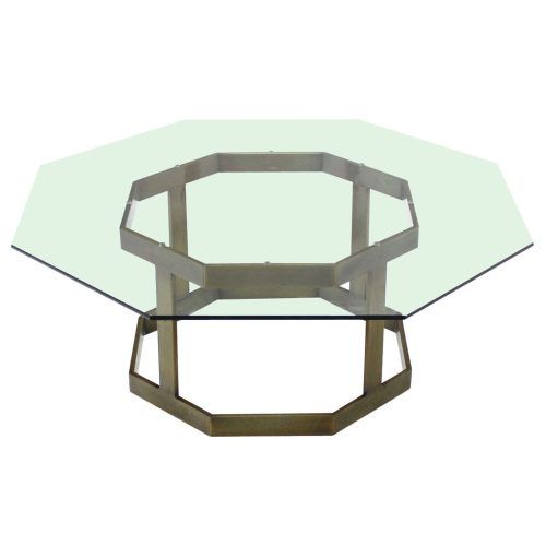 Octagon Glass Top Coffee Tables (Photo 19 of 20)
