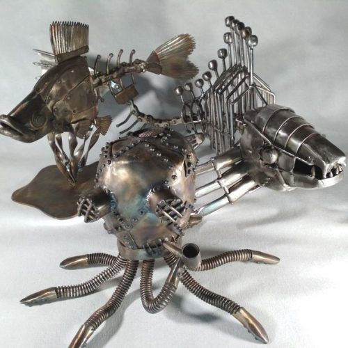 Stainless Steel Metal Wall Sculptures (Photo 10 of 20)