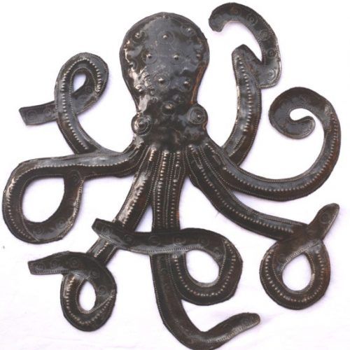 Octopus Metal Wall Sculptures (Photo 9 of 20)