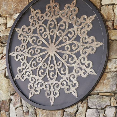 Black Antique Silver Metal Wall Art (Photo 6 of 20)