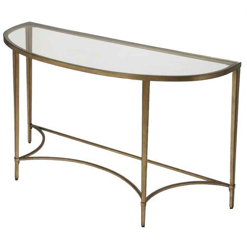 Glass And Gold Console Tables (Photo 10 of 20)