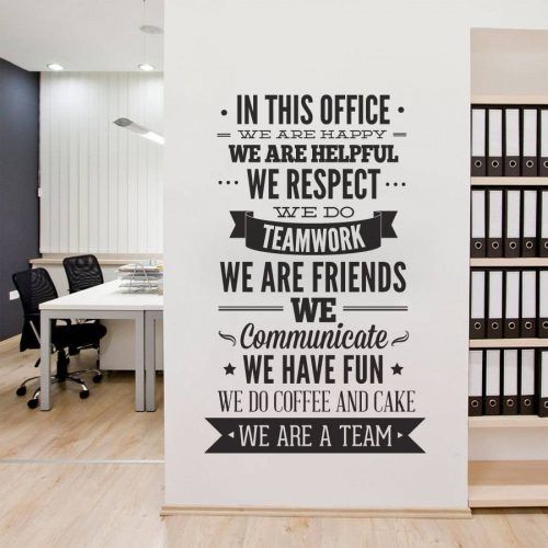 Inspirational Wall Decals For Office (Photo 7 of 20)