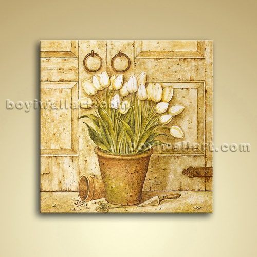 Canvas Wall Art Of Flowers (Photo 11 of 15)