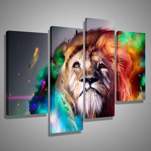 Abstract Lion Wall Art (Photo 6 of 20)
