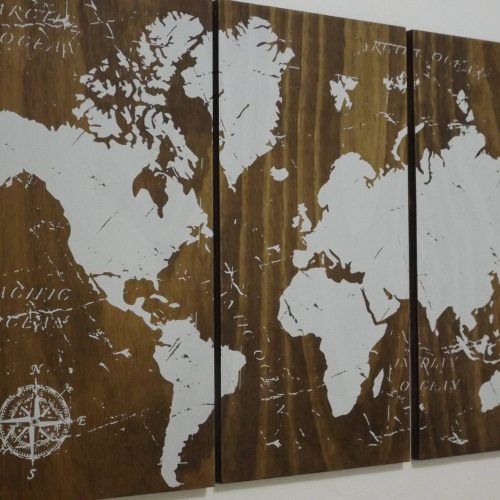 World Map Wood Wall Art (Photo 19 of 20)