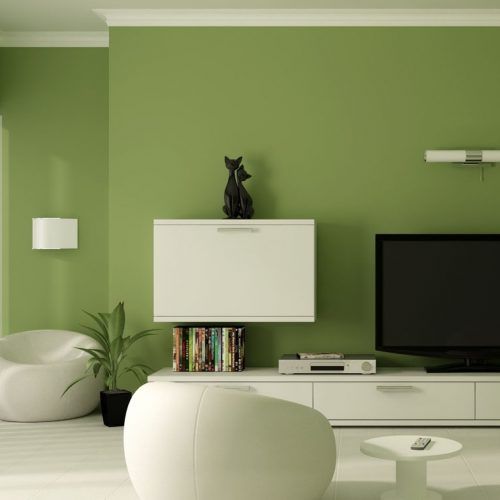 Green Wall Accents (Photo 1 of 15)