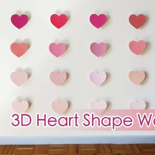 Heart 3D Wall Art (Photo 4 of 20)